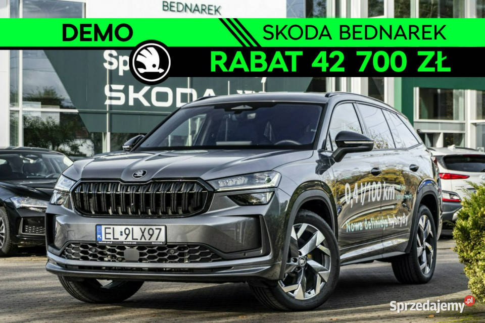 koda Kodiaq Sportline 15 TSI iV Plugin 204 DSG pełny VAT Samochody osobowe Łódź