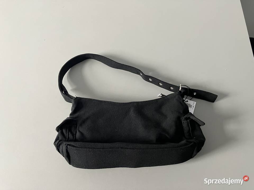 czarna torba torebka do reki kieszenie sinsay Do ręki  Toruń