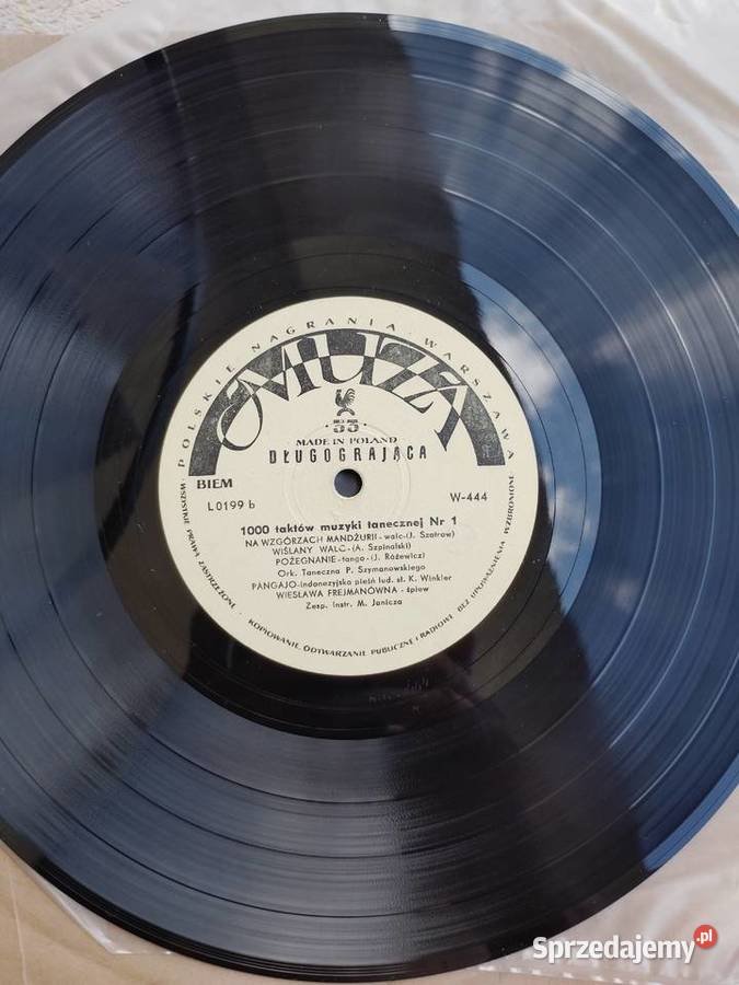 Płyta winylowa 25 1000 taktów muzyki tanecznej 1 płyta winylowa Wronki