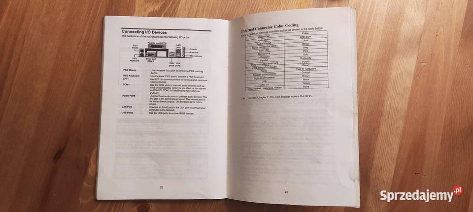 Książka instrukcja do płyty głównej Asrock K7S5A Oświęcim