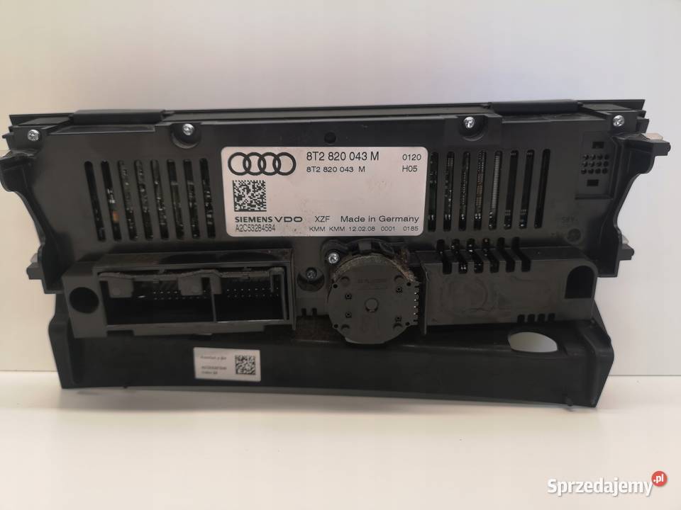 PANEL KLIMATRONIK AUDI A4 A5 Q5 8T2820043M UK