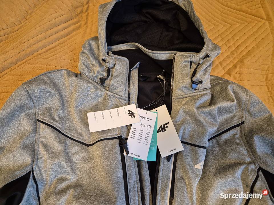 Męska kurtka softshell 4F H4L18SFM005 Szara XL Kurtki i płaszcze Warszawa