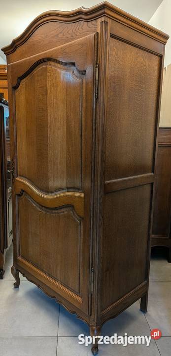 ładna dębowa szafa ludwikowskasklep Dąbrowa Meble