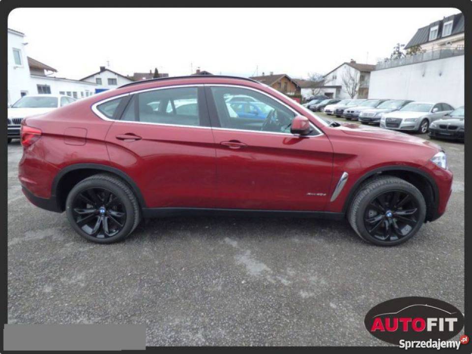 BMW X6 czerwony Gdynia sprzedam