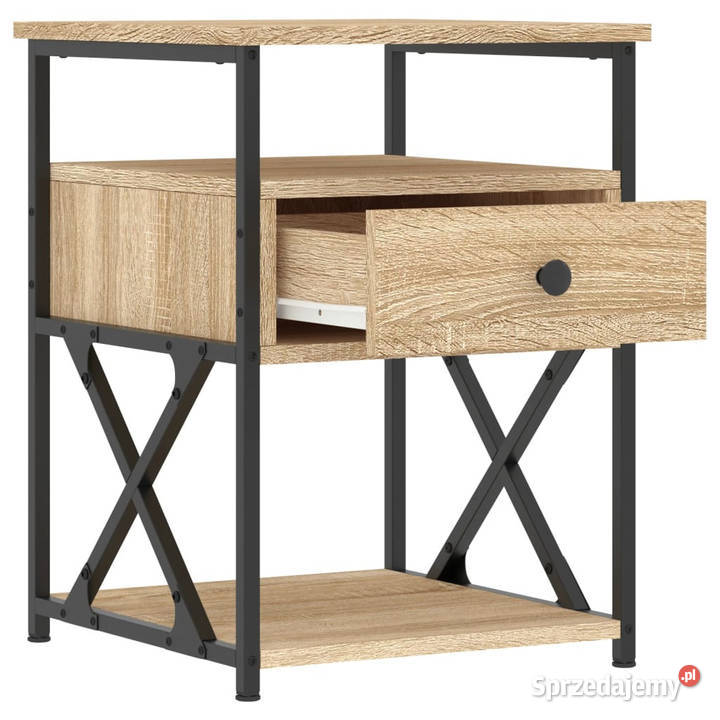 Szafka nocna dąb sonoma 40x42x55 materiał