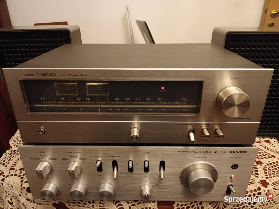 Wzmacniacz Unitra WS 503 Onkyo T 5000 Tychy