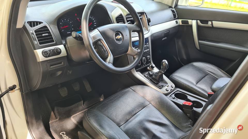 Chevrolet Captiva LPG Skóry 5osobowy aluminiowe felgi Olsztyn sprzedam