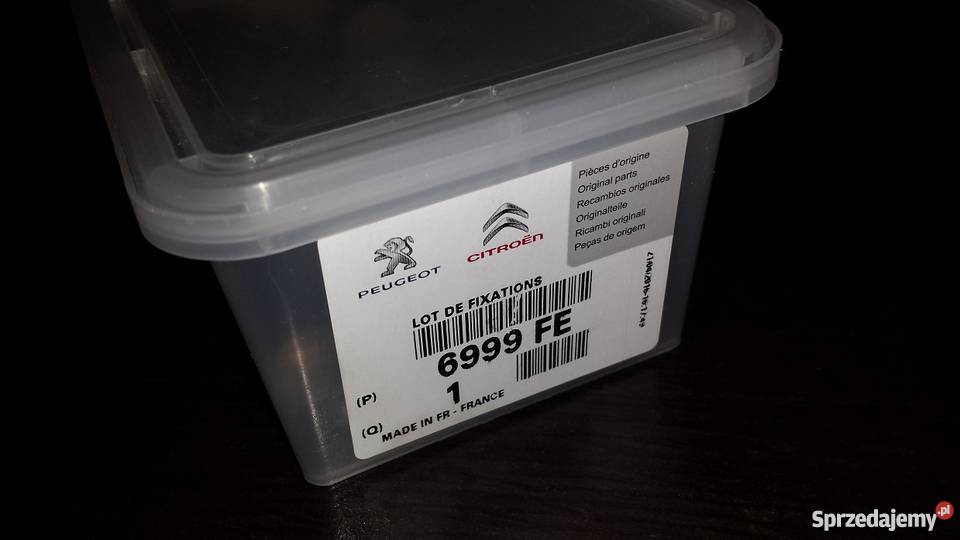 Peugeot zestaw naprawczy kołki nity zaślepki itp Balice