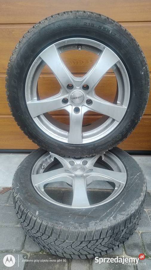 Felgi Aluminiowe 5x115 7Jx17H ET43 z Oponami Białystok sprzedam