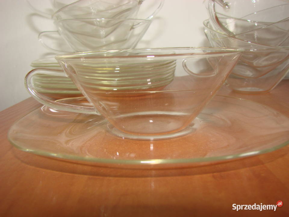 Schott Jena Glas szklany serwis Pruszcz Gdański