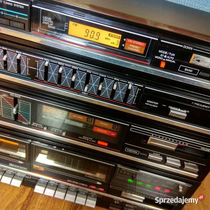 Sanyo JA477 japońska wieżamega brzmieniekorektor Świebodzice