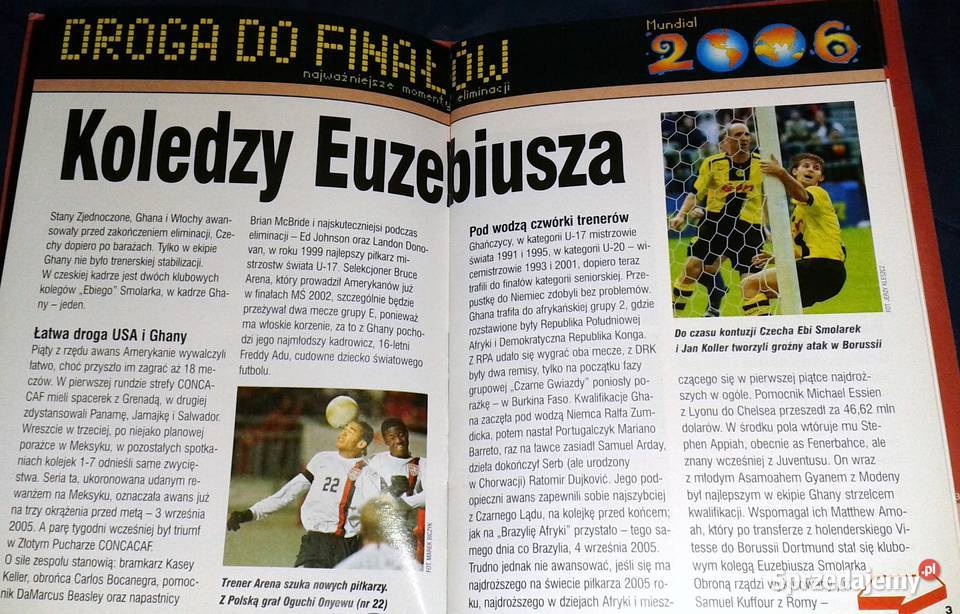 Finaliści mundialu 2006 Część 5 Grupa E sprzedam
