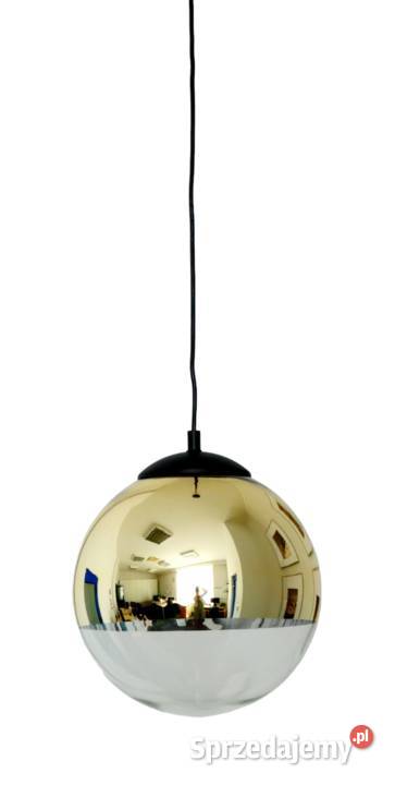 Złota szklana kula lampa wisząca GYNGE 30