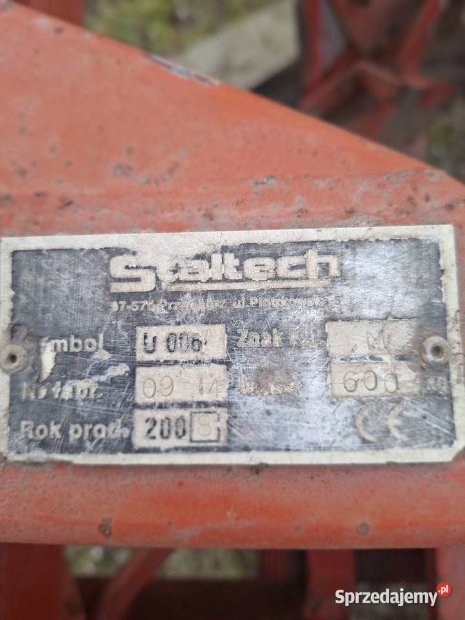 Pług 4ka duża Staltech na zabezpieczeniu Jasło