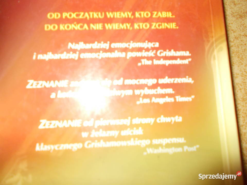 John Grisham Zeznanie miękka opolskie Głubczyce