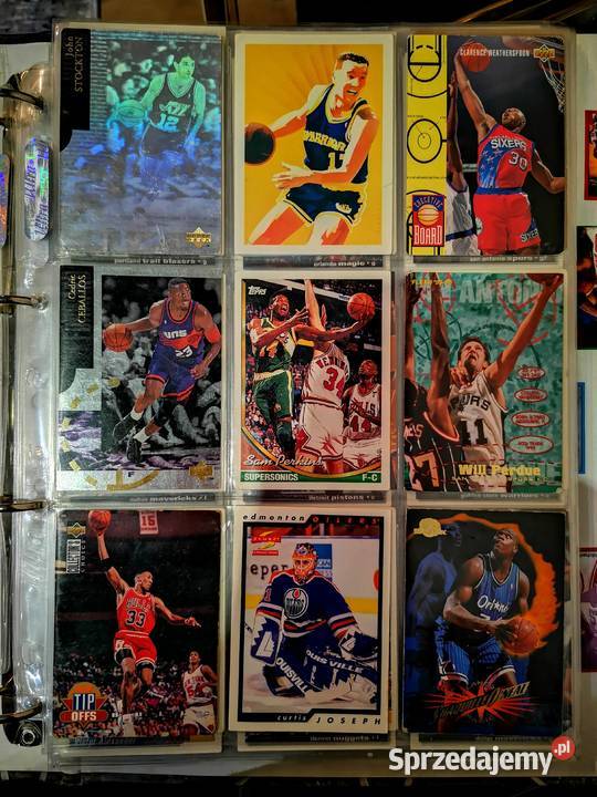 Karty NBA z lat 90tych Pozostałe Opole sprzedam