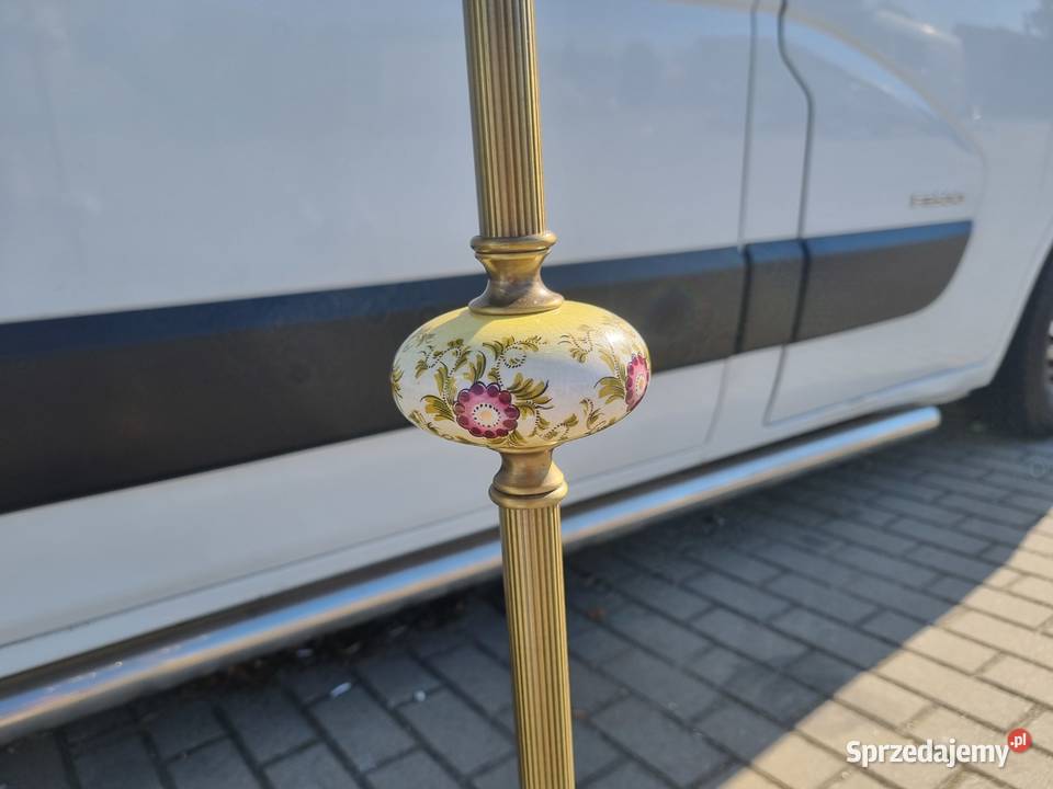 Lampa Antyczna podłogowa Porcelana antyk 4