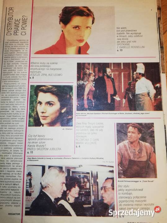 Czasopisma Film Vintage 1991 r Pozostałe Warszawa