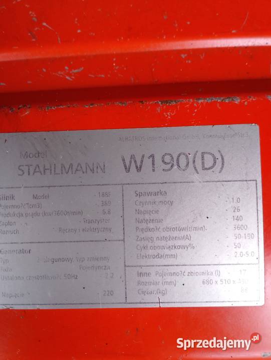 Spawarka mobilna Agregat prądotwórczy małopolskie Oświęcim