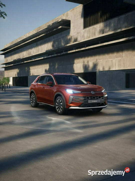 Volkswagen TRoc Wersja Life 15 eTSI 150 DSG czerwony Łódź