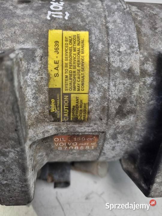 SPRĘŻARKA KLIMATYZACJI Volvo S60 I V70 II LIFT Kompresory klimatyzacji lubelskie Rudka