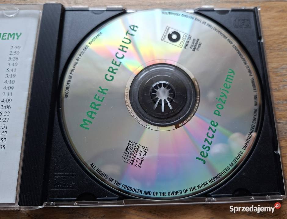 Marek Grechuta Jeszcz pożyjemy CD Kraków