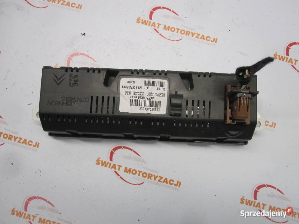 CITROEN DS3 12r wyświetlacz ekran 9677093680 Kielce