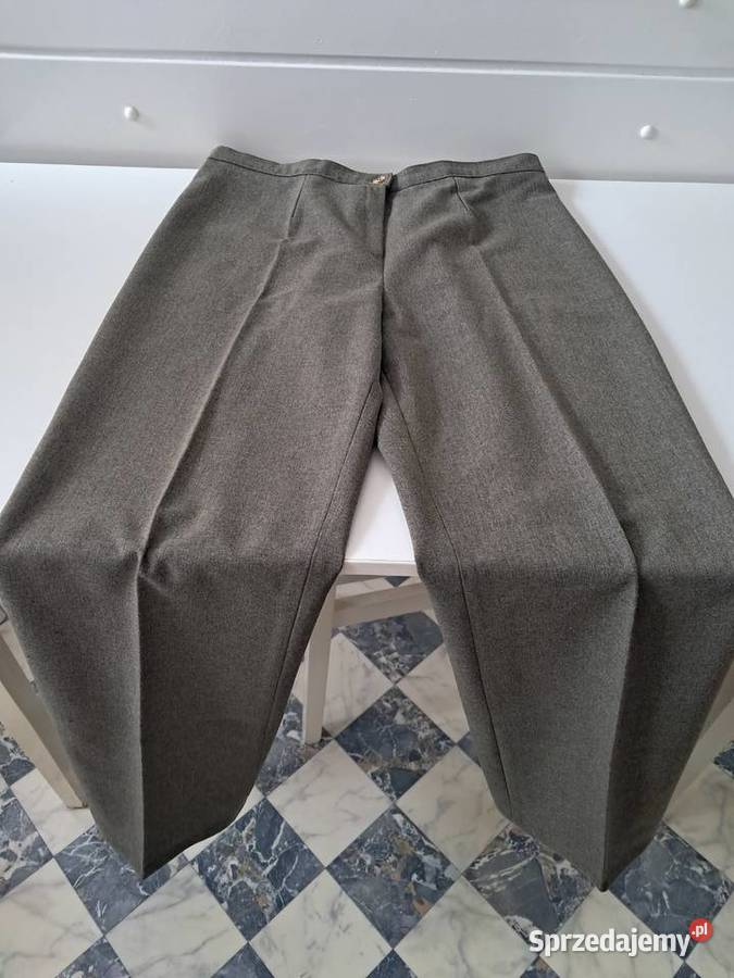 Spodnie damskie oliwkowe 44 do sprzedania Spodnie