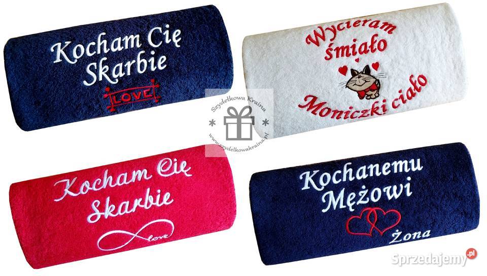 Poduszka na Dzień Chłopaka prezent z haftem Toruń