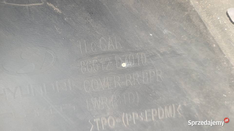 HYUNDAI TUCSON III SPOILER DOKŁADKA ZDERZAKA TYŁ Motoryzacja Ruda Śląska