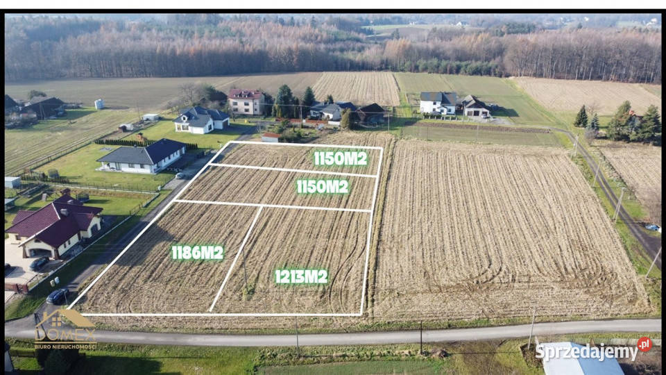 Grunt do sprzedania Dębowiec 1150m2 utwardzona śląskie