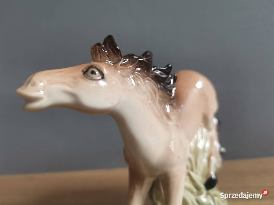 Stara figurka porcelanowa Koń Siemianowice Śląskie sprzedam