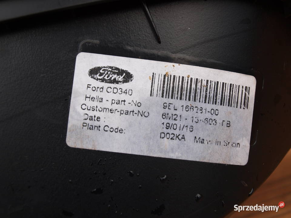 Ford Galaxy lampa lewa w klape tył 2006 2010r Kalisz