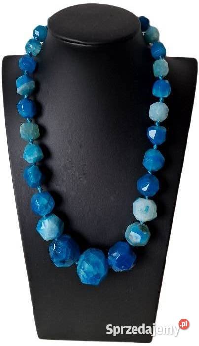 NATURALNY AGAT AŁTAJSKI NASZYJNIK ETNO ART Naszyjniki Częstochowa