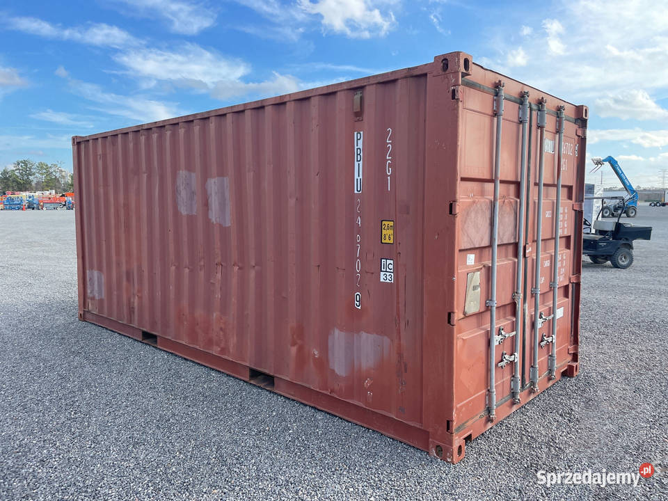 Kontener morski magazynowy 20DV 6 metrowy Magazynowanie Lubaczów