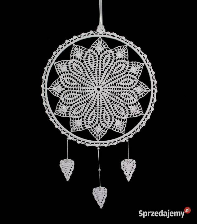 Zawieszka ozdoba na okno szydełkowa 27 Z107 Kluczbork