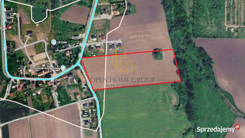 Szukalice działka budowlana 43100 m2 media budowlana dolnośląskie sprzedam