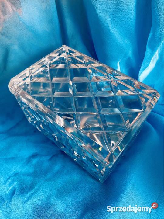 UNIKAT kryształy PRL stylowa klasyczna szkatuła pomorskie Gdynia