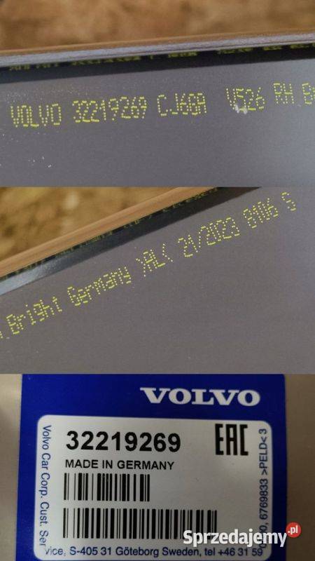 VOLVO XC90 19 LISTWA SZYBY CHROM PRAWY TYŁ wielkopolskie