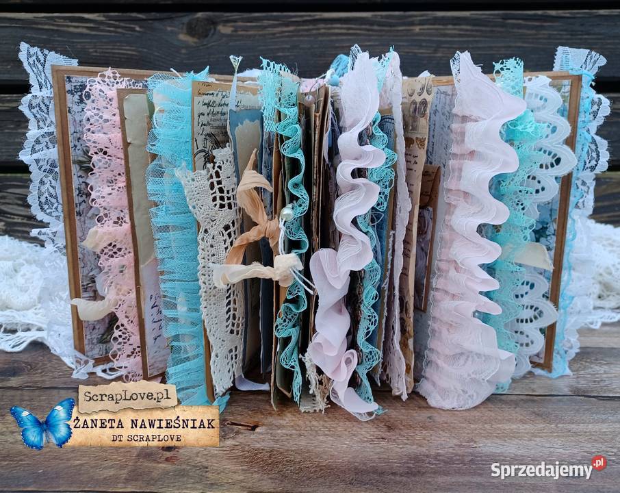 Album Shabby Chic prezent pamiętnik scrapbook Mszana Dolna