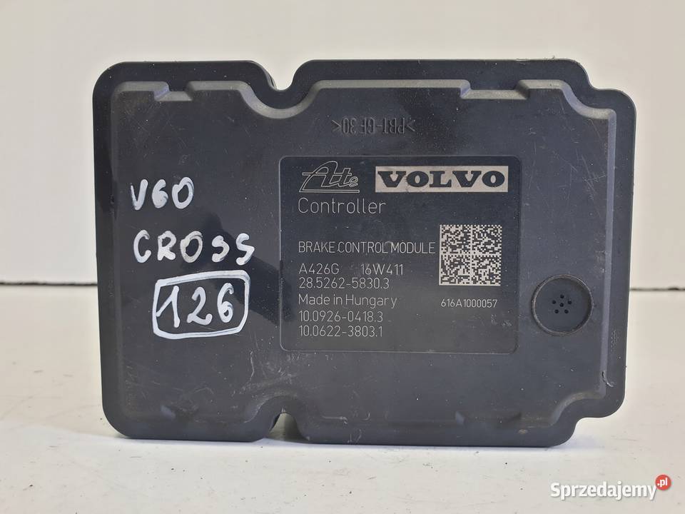 Volvo V60 CC POMPA ABS Sterownik P31423348 Układ ABS i ESP lubelskie Chełm