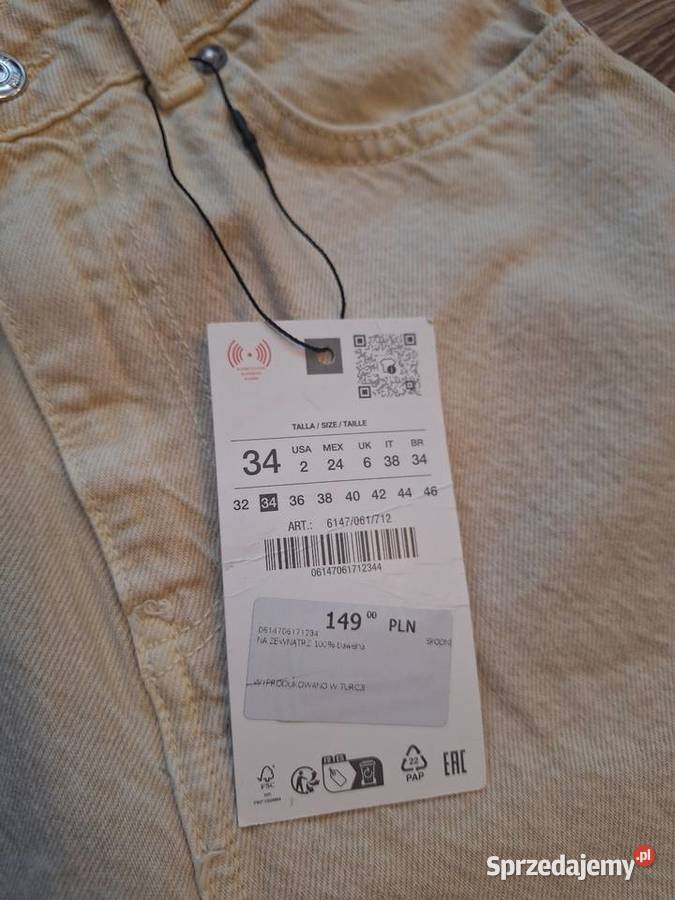 Świetne jasne NOWE jeansy Zara boyfriend proste Kraków sprzedam