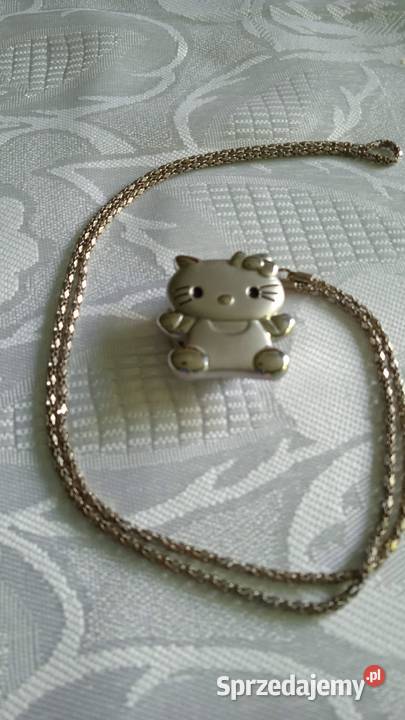 ZEGAREK NASZYJNIK WISIOREK W JEDNYM STAINLESS Piła