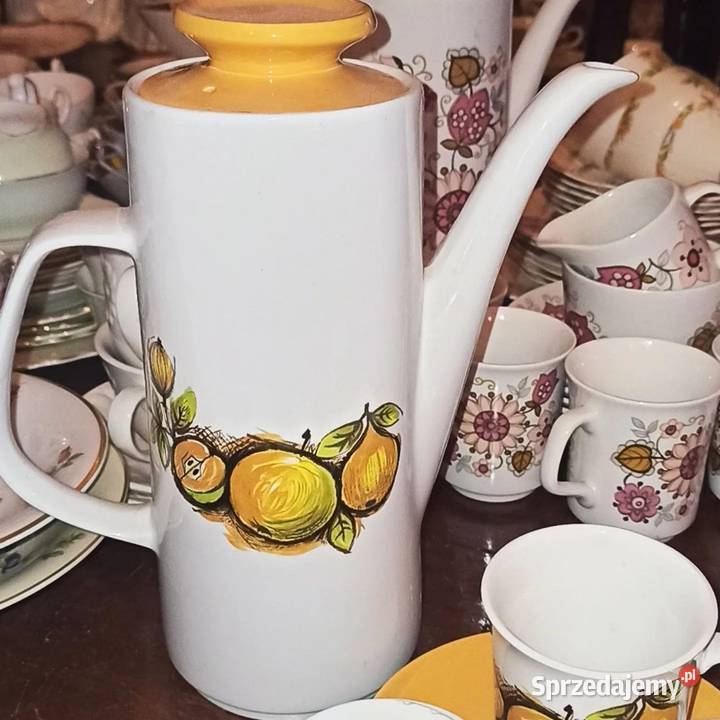 Serwis do kawy na 5 osób Z jabłkami JG Meakin Gdańsk