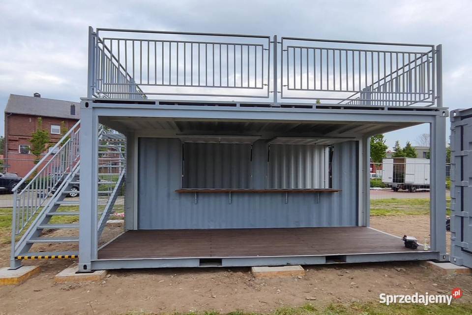 Kontener gastronomiczny 5 z
nadbudową tarasu na gastronomiczne Tarnowskie Góry