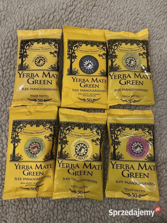 Yerba Mate 300g 6 rodzajów 50g Zabrze sprzedam