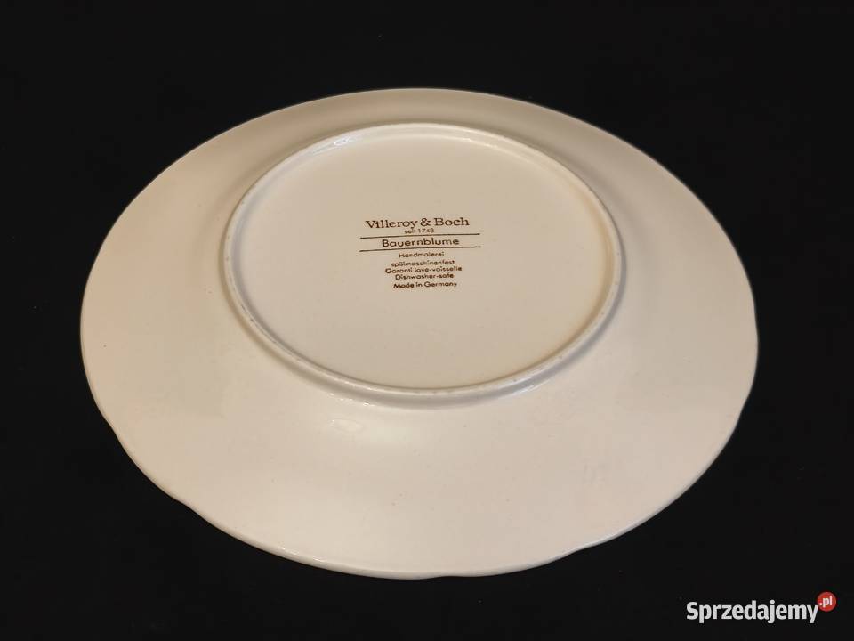 Talerz deserowy Villeroy Boch Bauernblume Chełm