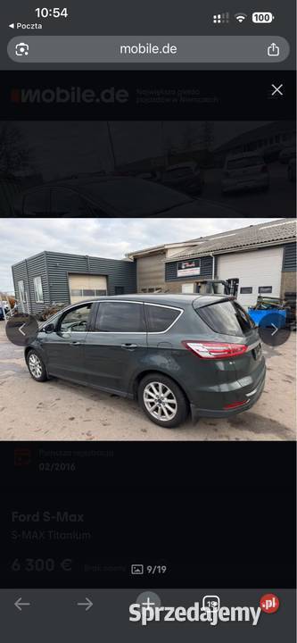 Ford S 20 150 koni ogranicznik prędkości Leszno