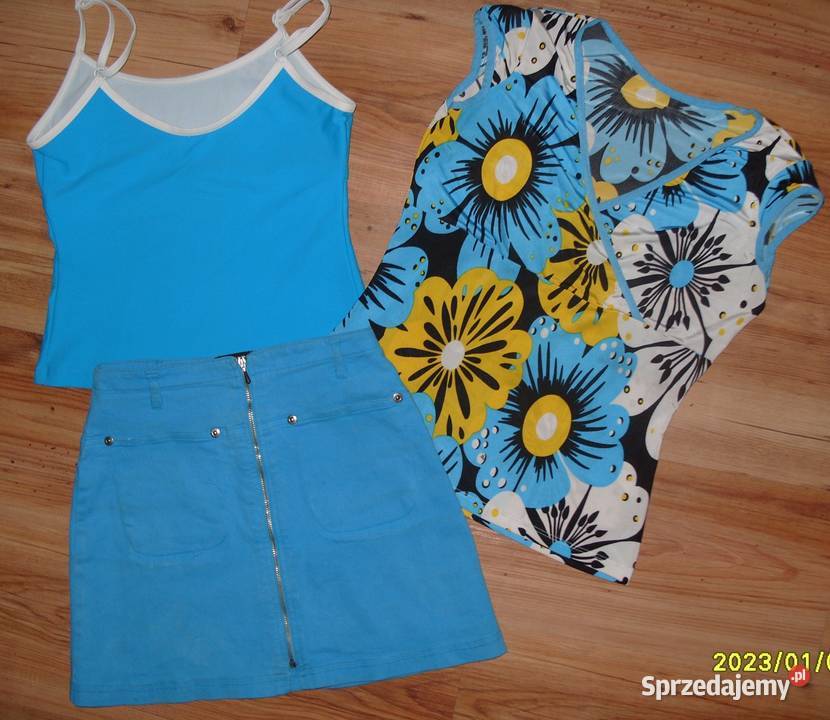 ZESTAW spódniczka DKNY 2 bluzeczki 152158 Rawicz