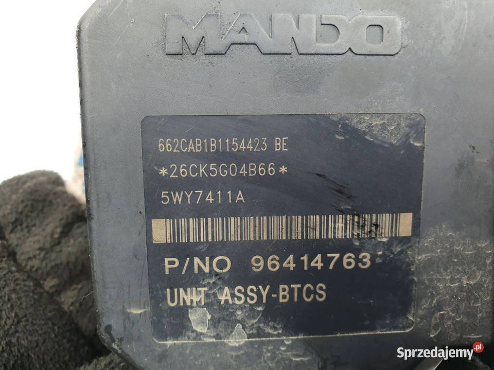 POMPA ABS HAMULCOWA CHEVROLET EVANDA 96414763 Pozostałe Lipno